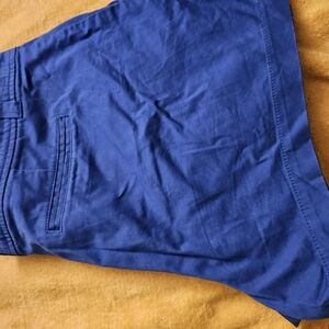 Blue Casual Shorts